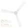 Bali Smart 5-Blade 52in Ceiling Fan 2700K-6000K CCT Selectable LED Light Kit with Remote Control and Hardware with Reversible Blades in Weathered Wood or Works With iOS or Android App