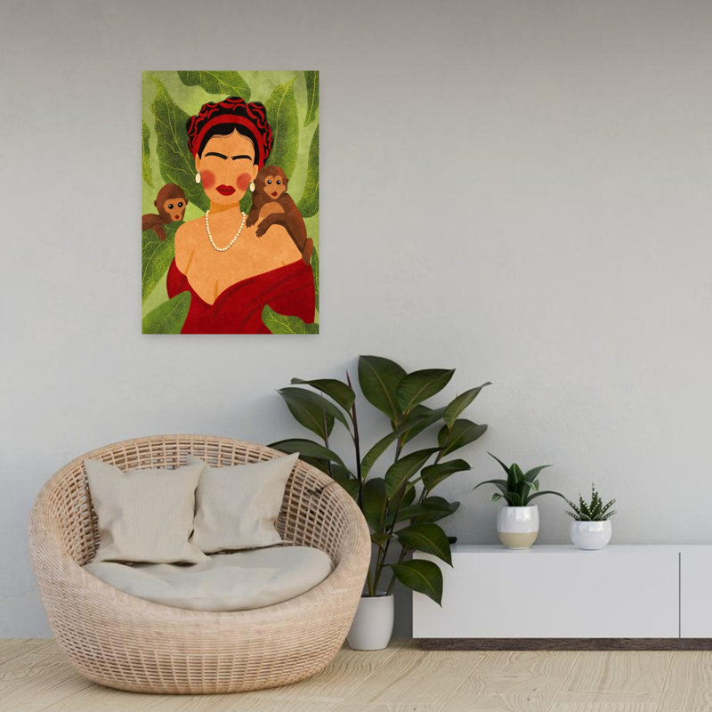 Art contemporain singe contemporain, H 24 po x l 16 po
