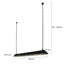 Braswell 1 - Light LED Geometric Pendant-41181099