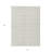 3' X 5' Ivory And Beige Geometric Washable Indoor Outdoor Area Rug