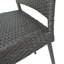 Ensemble de 2 tabourets de bar sans accoudoirs en rotin de plein air PE-978074375