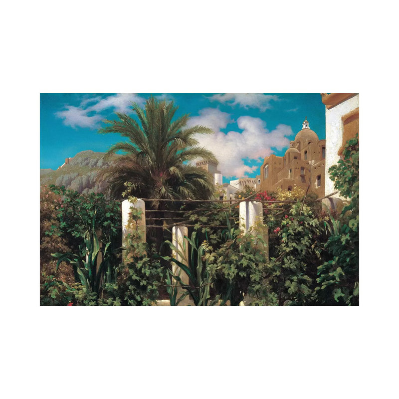 A Garden In Capri by Frederic Leighton - Wrapped Canvas Gallery-Wrapped Canvas Giclée, 152.5 cm H x 101.5 cm W