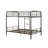 Gunmetal Finish Full/Full Bunk Bed
