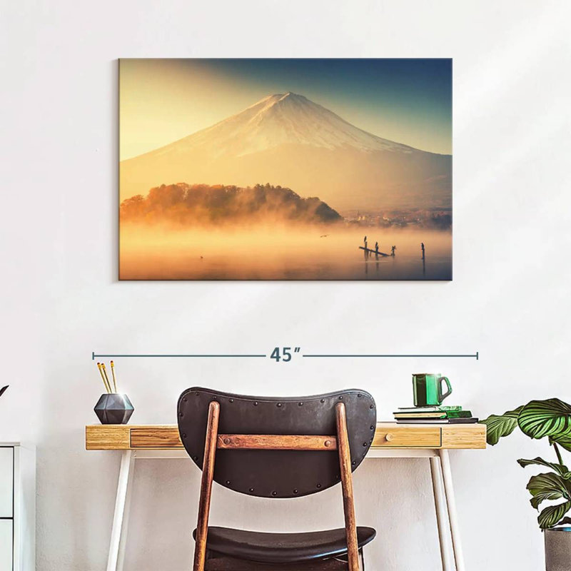 Alvord brillant Mont Fuji, H 26 po x l 39 po