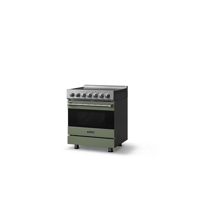 3 Series 30" Self-Cleaning Electric Range, Eucalyptus
