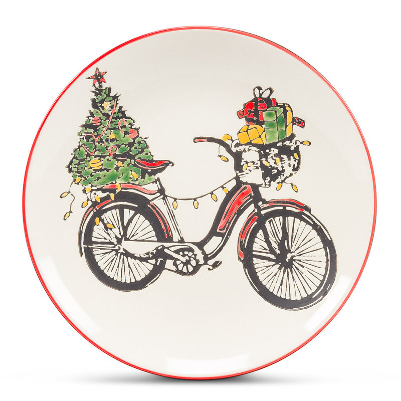 Bicycle Cake 8" Dessert Plate