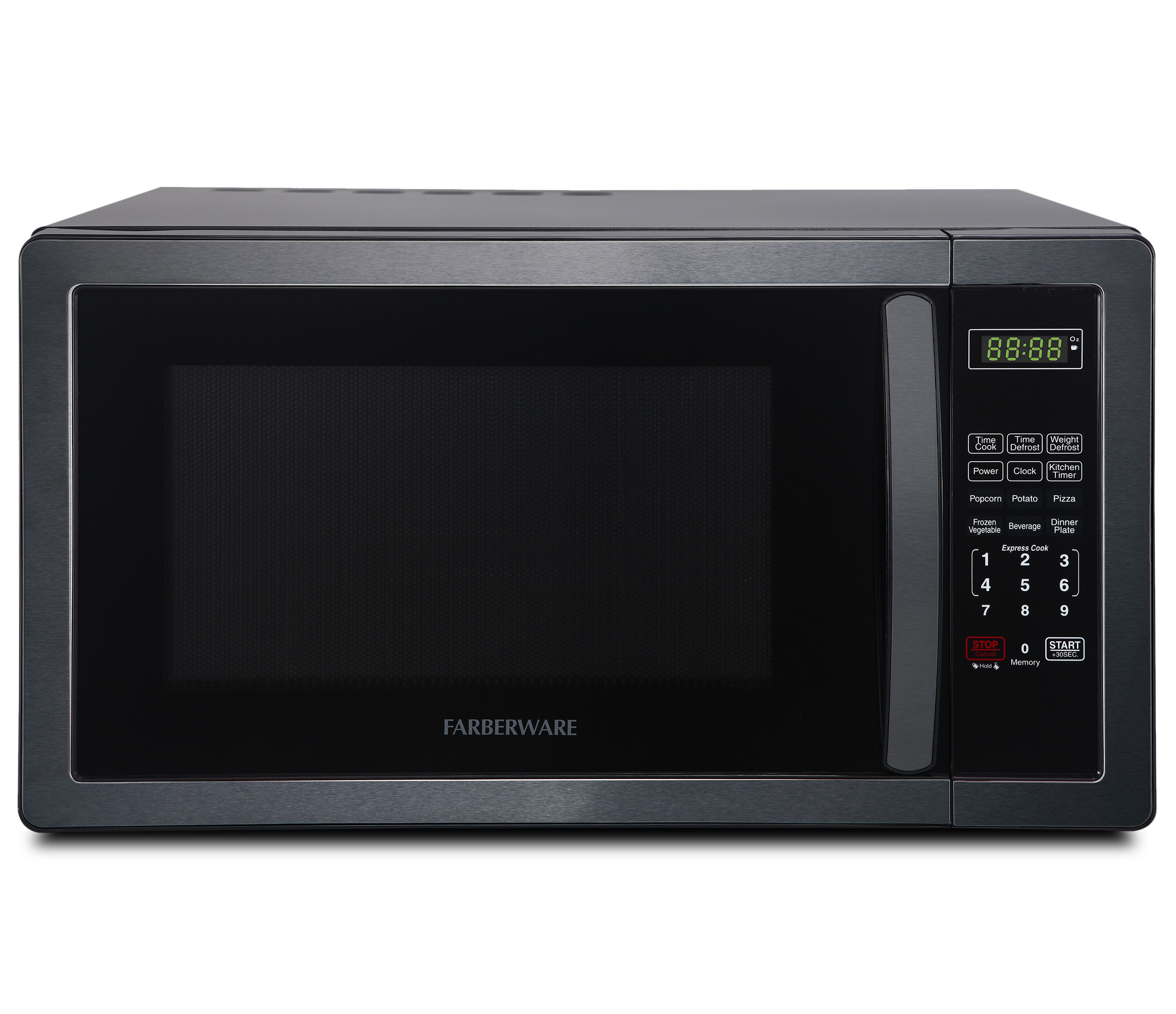 Hamilton Beach 1.6 Cu. ft. Sensor Cook Countertop Microwave Oven, 1100 Watts, Stainless Steel