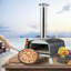 Costway Steel Countertop Wood Burning Pizza Oven