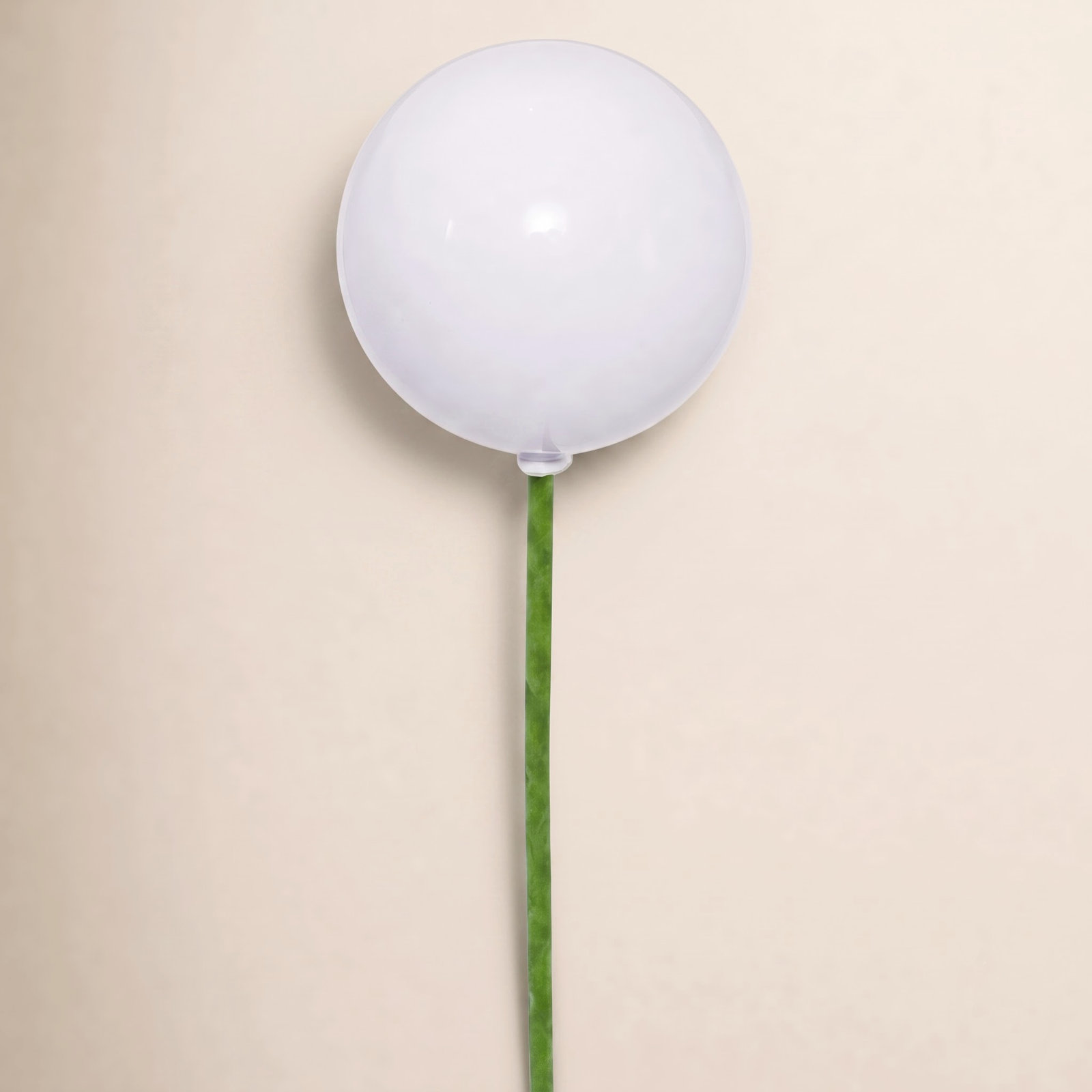 3" Bauble, White