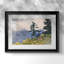 «Deer in the Adirondacks-Winslow Homer», reproduction encadrée avec passe-partout et verre - 1889-852860794-852860796-852860736
