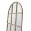 Miroir quadrillé arqué