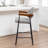 Devane Upholstered Counter Stool With Armrest-123161713