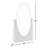 Pavia Marble Arch Wall Mirror
