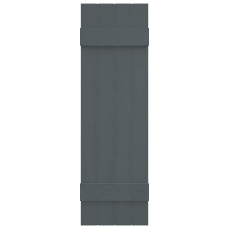 Builders Edge, volets à planches jointes (2 lattes) TailorMade, volets Board-n-Batten, comprend des pointes d'installation MaSChing (par paire)