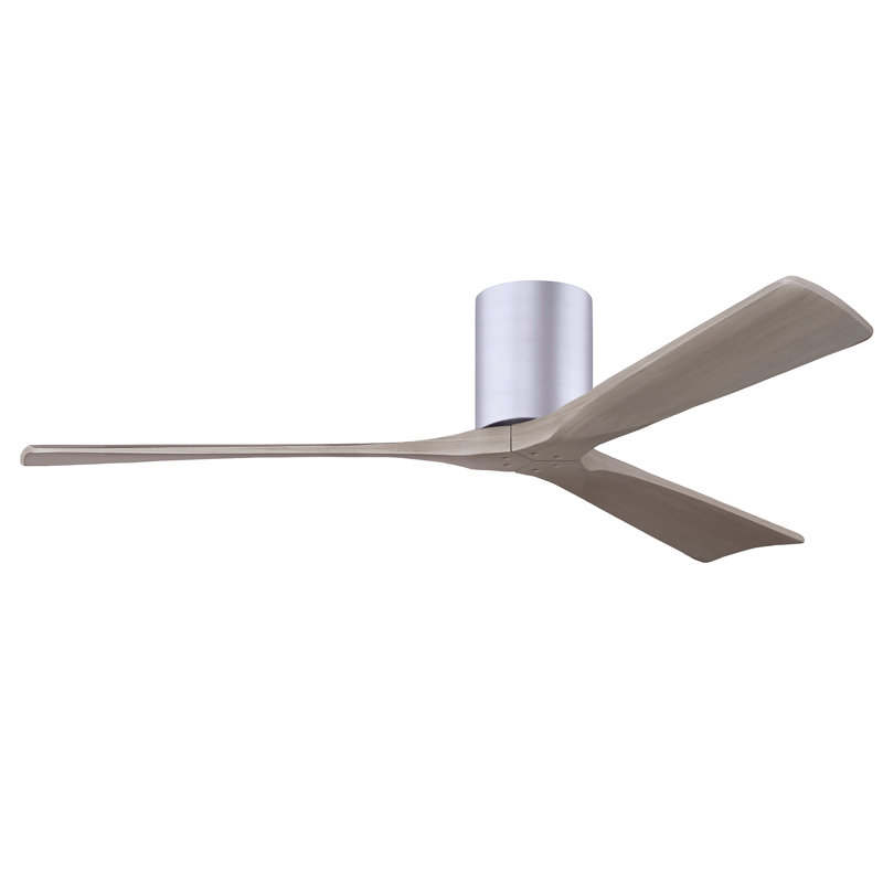 Irene Ceiling Fan, Brushed Nickel, Gray Ash Tone, 60"