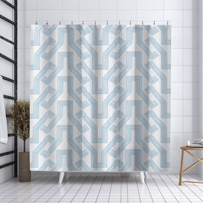 Naveah Abstract Shower Curtain