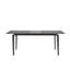 Arguello Contemporary Extendable Rectangular Dining Table With Sintered Stone And Wood Table Top - Seats Up To 6