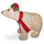 National Tree Company 18.5" Polar Bear with Clear Lights