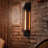 18inch 1 - Light Dimmable Black Metal Flush Mounted Wall Sconce Light, Vintage Style-1804444212