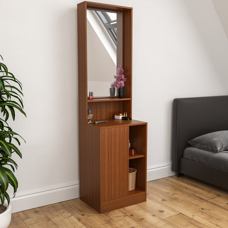 Muskoka Dressing Table with Mirror, Walnut