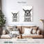 Brampt Happy Alpaca en noir et blanc-108587902