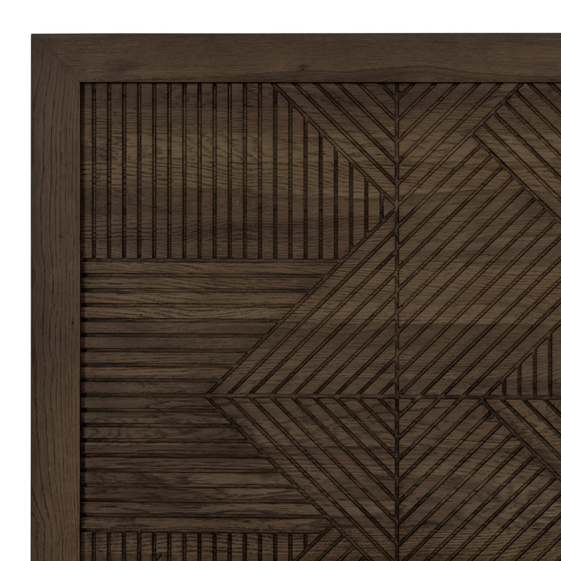Santa Clara Platform Bed, California King, Oak Golden