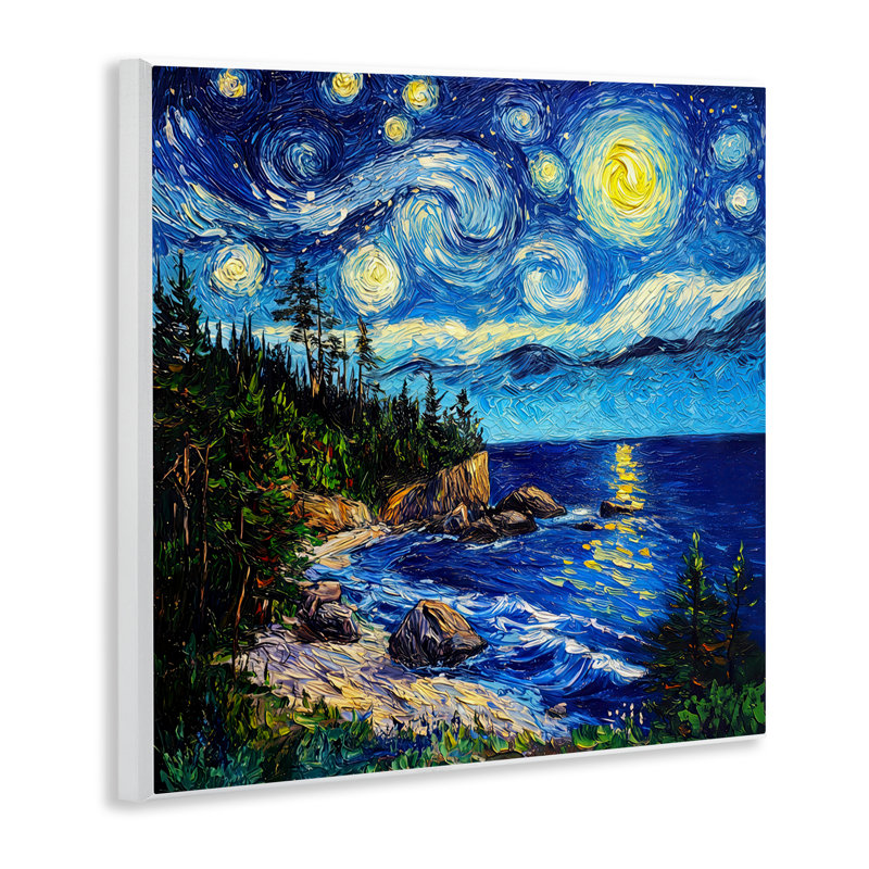 Plaque murale impressionniste «Acadia National Park» par Wumples