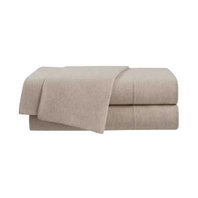 Vellux Solid Jersey Knit Sheets - Cotton Blend, Deep Pocket, Ultra Soft