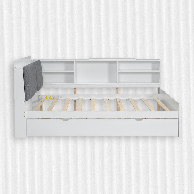 Platform Bed with Trundle