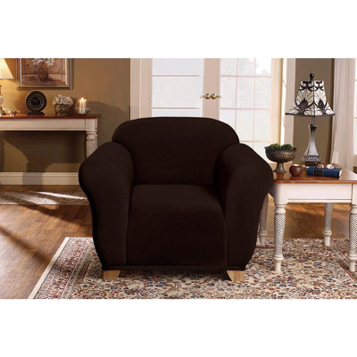 Milan Jacquard Slipcover Box Cushion Armchair Slipcover
