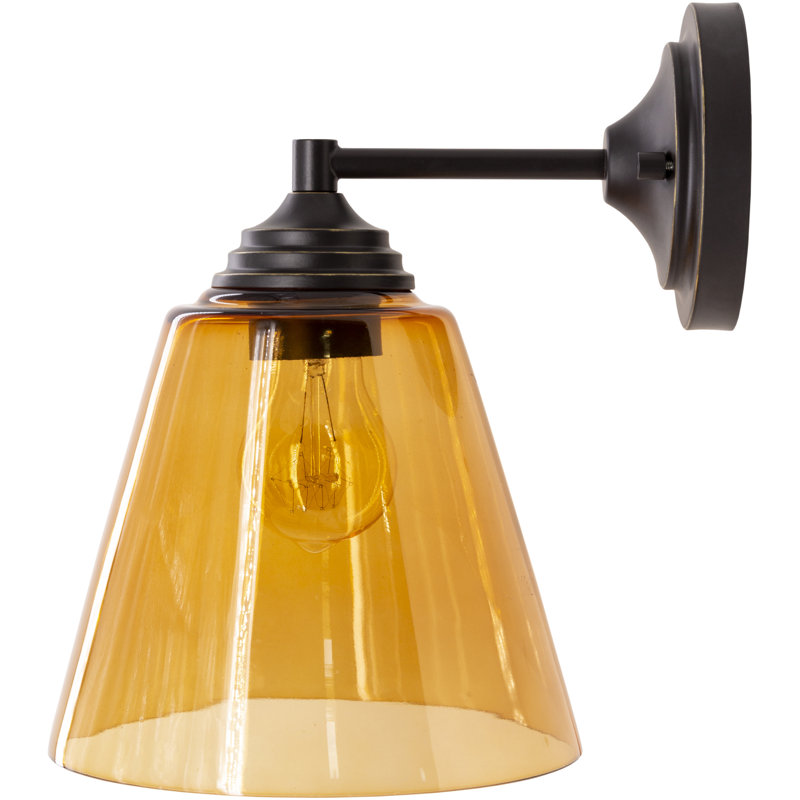 Appliquee à bras noir 1 lumières Juanes