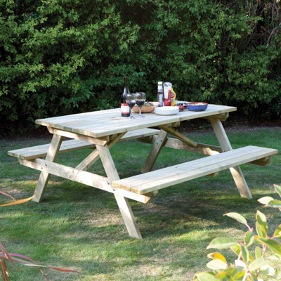 8 - Person Patio Dining Set with Rectangular Table