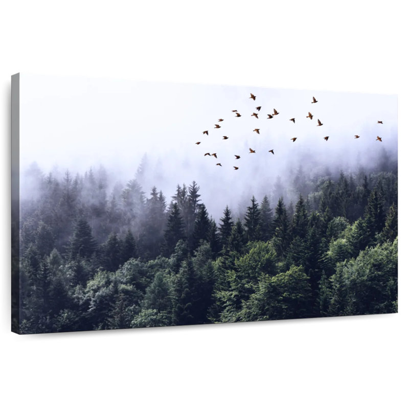 Paysage forestier apaisant Kerrick, H 26 po x l 39 po