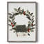«Christmas Holiday Art» CECLX, reproduction d'art encadrée - bois massif-479427346