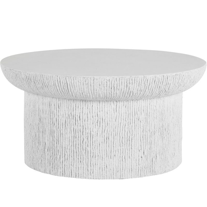 Cast Stone Coffee Table, Natural Stone