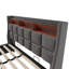 Storage Bed With Led And Usb Linen-1880037106-1880037109