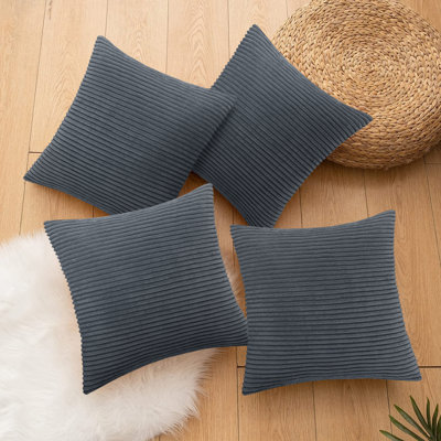 Striped Square Euro Cushion Cover