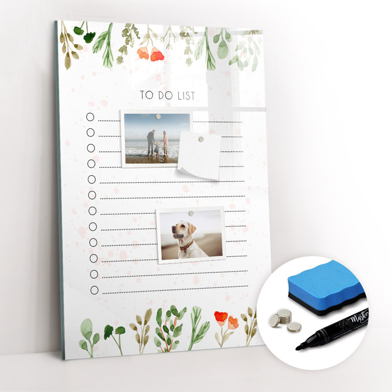 Magnetic Glass Dry Erase Board