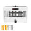 Station de charge pour 16 ordinateurs portables / tablettes, armoire de charge pour iPad / Chromebook / ordinateurs portables, chariots de rangement pour ordinateur portable et tablette pour salle de classe / bibliothèque / bureau / verrouillable, blanc
