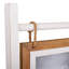 Nikki White Wood Matte Picture Frame with Mat