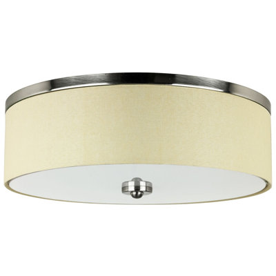 Fabric LED Flush Mount
