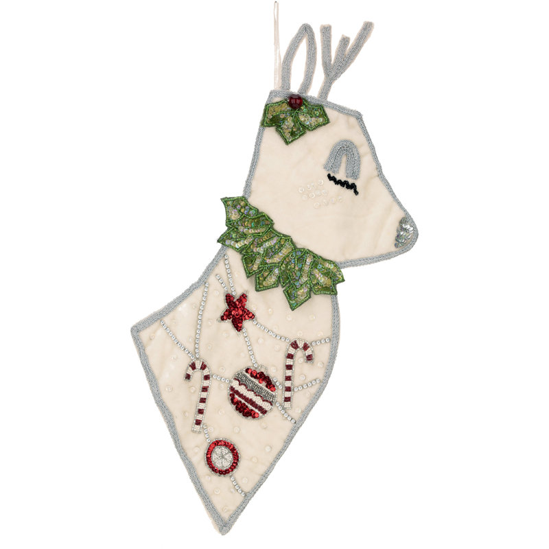 Christmas Reindeer Stocking - 20 Inches