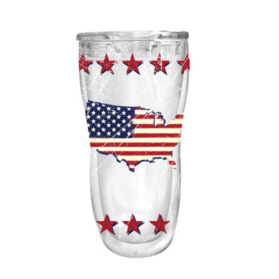 16oz. Double Wall Glass