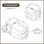 71 cm W Kitchen Island with-1681381745