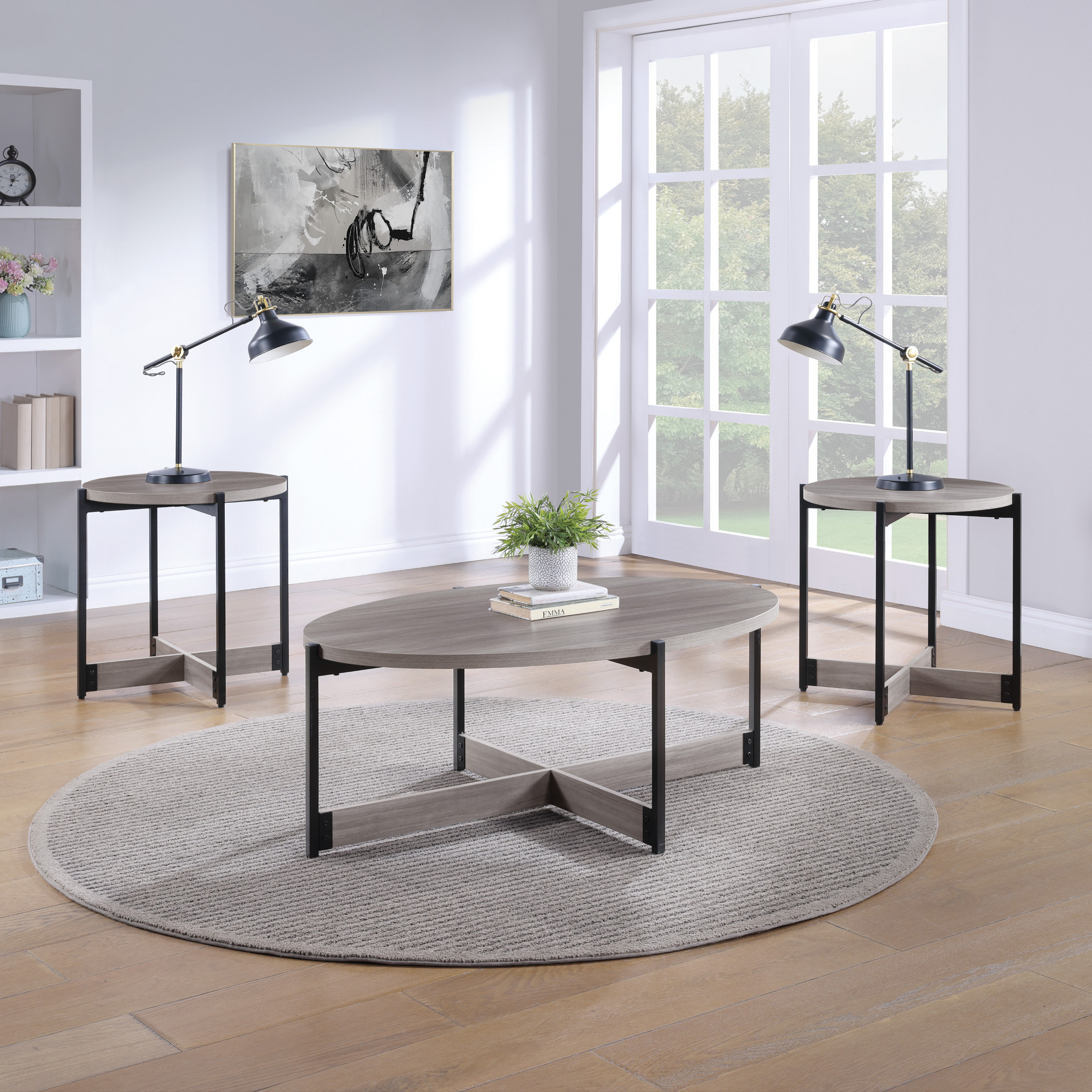 Ebern Designs 3-Piece Occasional Table Set | Wayfair