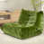 Dark Green Polyester Blend