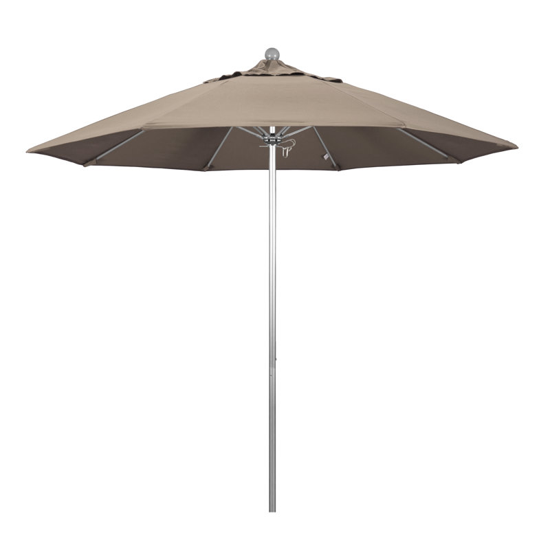 Parasol de marché 9 pi Hibo, Taupe