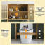 Bathroom Storage Cabinet,Over The Toilet Cabinet,Slim Storage Cabinet