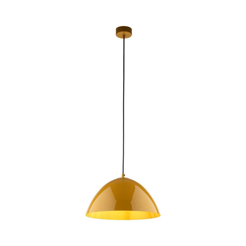 Luminaire suspendu noir FARO M, Jaune