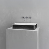 Vast Studio Aged Rectangular Countertop Bathroom Sink